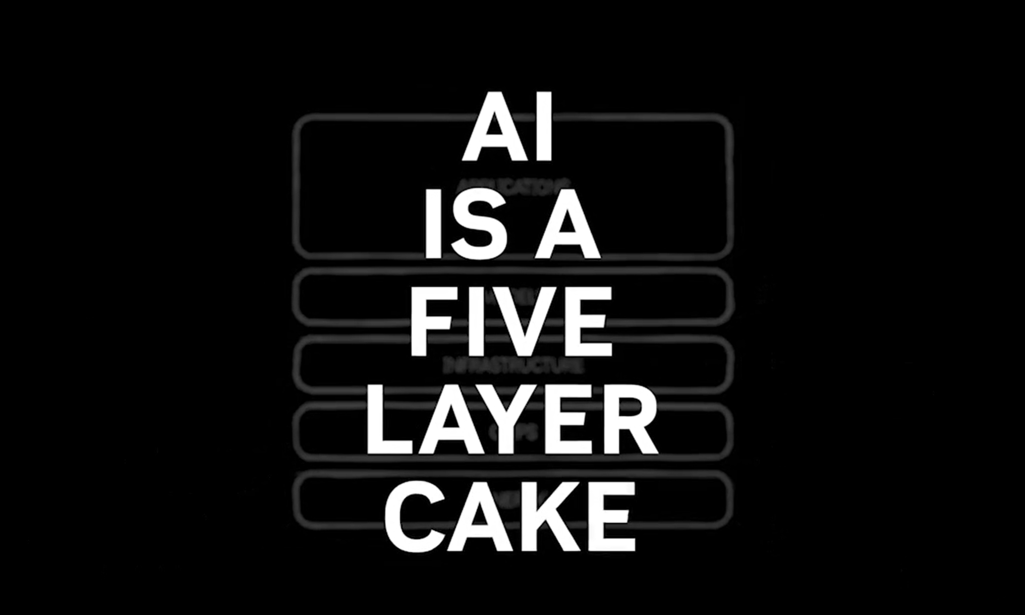 NVIDIA CEO Jensen Huang's latest bylined article: "The Five-Layer 'Cake' of AI"
